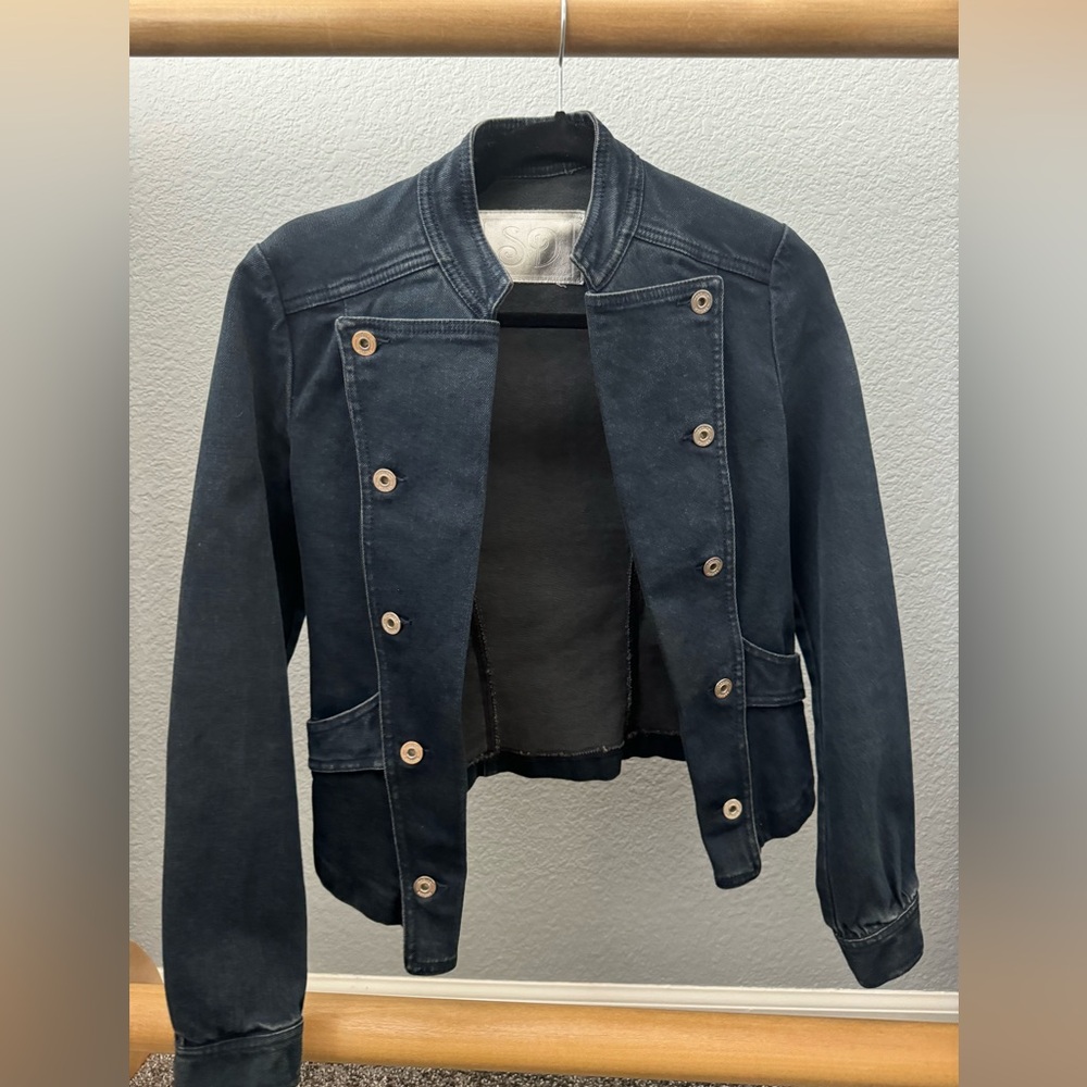 Seduce Military-style Denim Jacket, size S